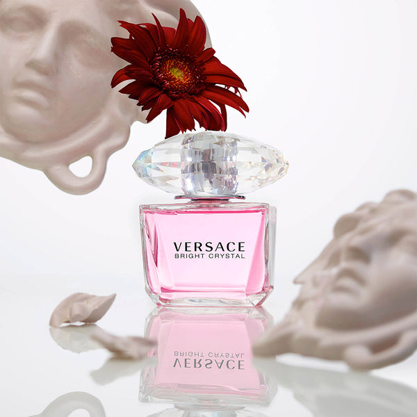 Versace Bright Crystal Eau de Toilette Natural Spray 90ml, Pink
